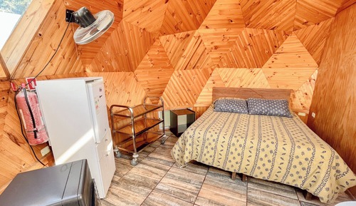 Cabane, 1 lit double, patio