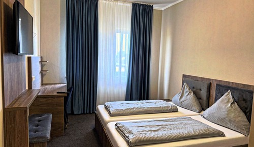 Chambre Double Deluxe, vue cour intérieure