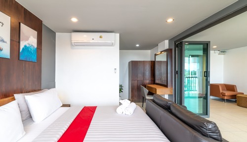Chambre Double Deluxe, 1 très grand lit, vue mer