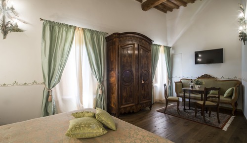 Chambre Double Deluxe, 1 chambre, salle de bains attenante, vue colline