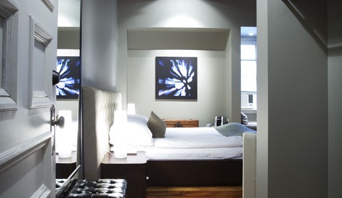 Chambre Deluxe, 1 grand lit, salle de bains privée