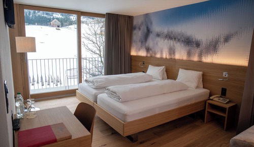 Chambre Quadruple Deluxe, vue montagne