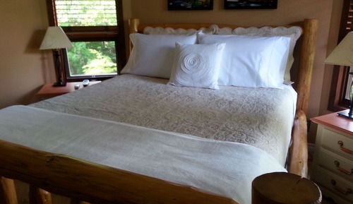 Chambre Classique, balcon, vue lac