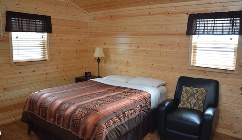 Cabane Confort, 1 grand lit, coin cuisine