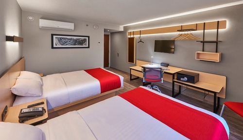 Chambre, 2 lits doubles, non-fumeurs
