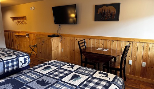 Suite, 2 grands lits, accessible aux personnes à mobilité réduite, vue fleuve