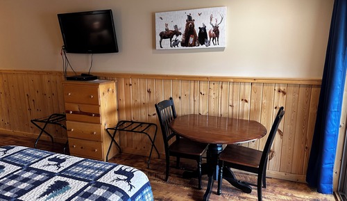 Suite, 2 grands lits, vue fleuve