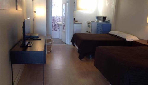 Chambre Standard, 1 grand lit, coin cuisine