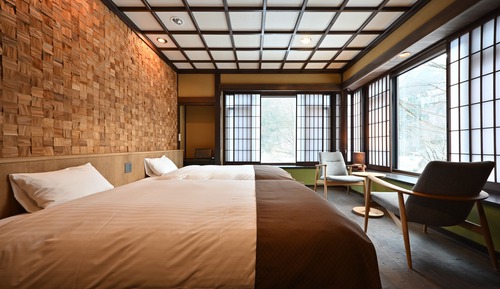 Chambre Tradition, non-fumeurs, salle de bains privée (Japanese Style, with Open Air Bath)