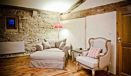 Suite, salle de bains privée, vue montagne (Chateau)