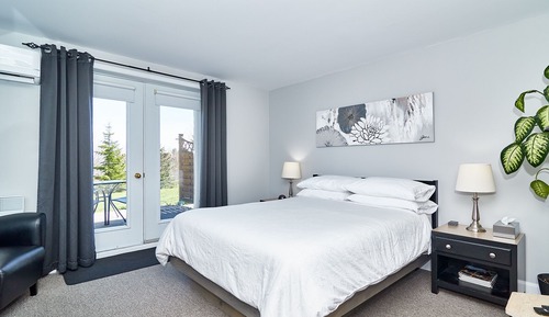 Chambre, 1 grand lit, terrasse