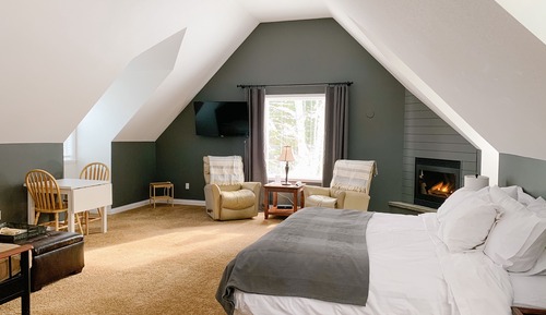 Suite Studio Deluxe, 1 très grand lit, vue jardin