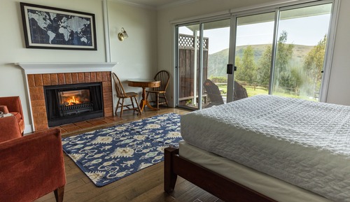 Chambre, 1 grand lit, balcon
