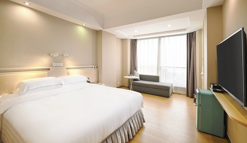 Chambre Supérieure, 1 très grand lit, vue mer