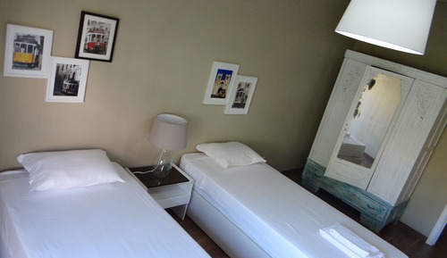 Chambre Double ou avec lits jumeaux, salle de bains commune