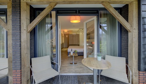 Chambre Quadruple Confort, 2 chambres, vue jardin