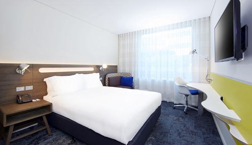 Chambre Standard, 1 grand lit, accessible aux personnes à mobilité réduite