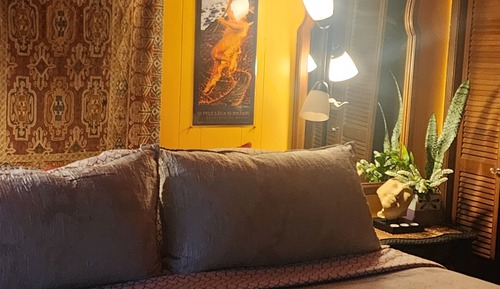Chambre Double Tradition pour 1 personne, salle de bains privée, vue partielle sur l'océan