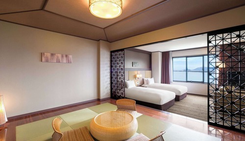 Suite Standard, 2 lits une place, vue lac