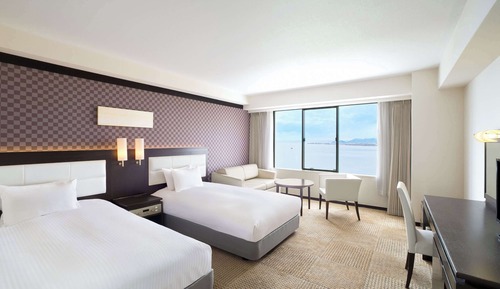 Chambre Standard, plusieurs lits, en bord de lac