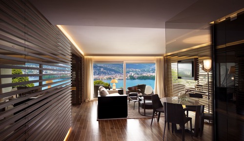 Suite Premium, 1 très grand lit et 1 canapé-lit, terrasse, vue lac