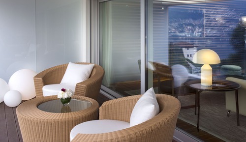 Suite Junior, 1 grand lit, balcon, vue lac