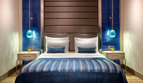 Suite Junior, 1 très grand lit et 1 canapé-lit, vue mer