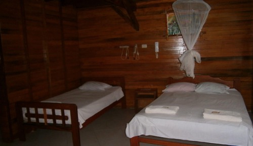 Chambre avec lits jumeaux, vue jardin