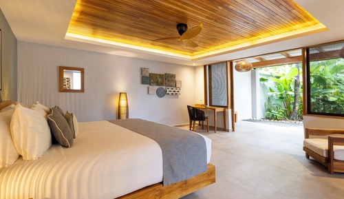 Chambre, patio
