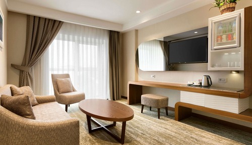 Suite, 1 grand lit, réfrigérateur