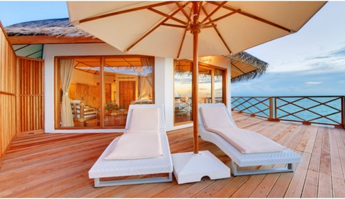 Bungalow Supérieur, sur l'eau