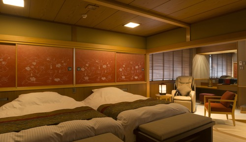 Chambre Premium, non-fumeurs (Japanese Western w/ Open Bath)
