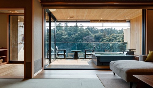 Chambre Junior, non-fumeurs (Japanese Jr Suite, with Open Air Bath)