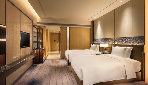 Chambre, 2 lits une place