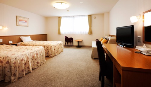 Chambre avec lits jumeaux, 2 lits une place