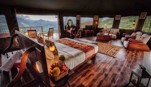 Suite Lune de Miel, 1 chambre, piscine privée, vue montagne