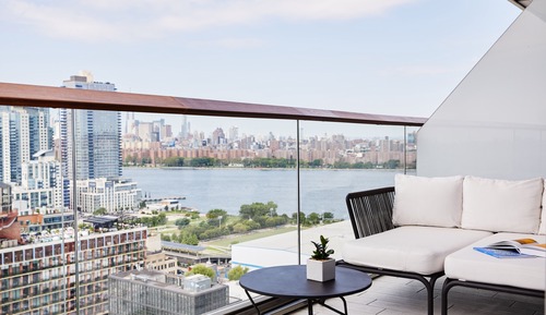 Chambre, 1 grand lit, balcon (Gotham)