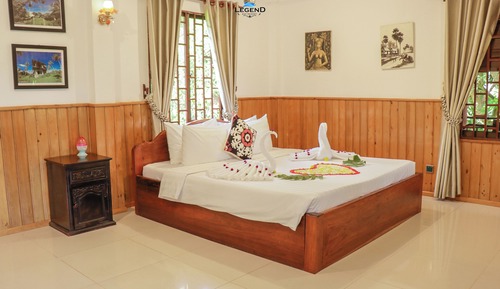 Chambre Double Standard, balcon, vue jardin