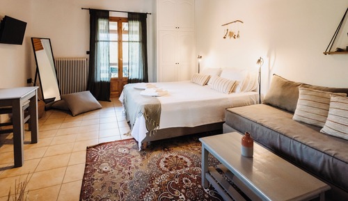 Chambre Double Classique, balcon, vue montagne