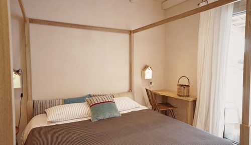 Chambre Double Deluxe, patio, vue mer