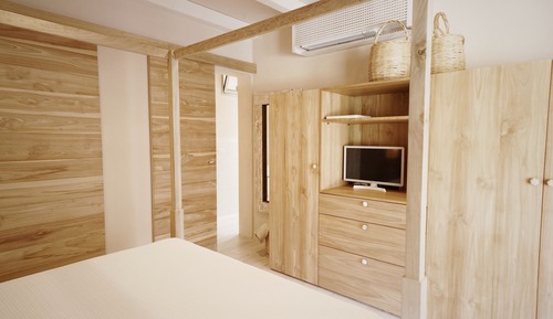 Chambre Double Deluxe, patio, vue baie