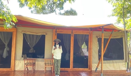 Luxury Tent, Balcony, Park View