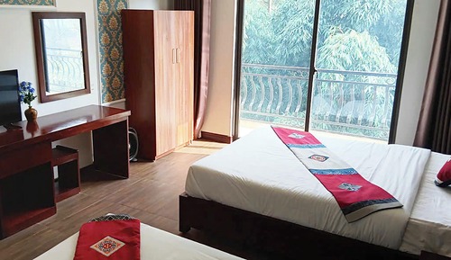 Family Double or Twin Room, 2 Queen Beds, City View