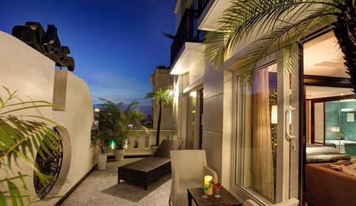 Suite, balcon, vue ville (Solis)