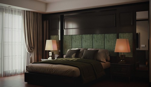 Suite, balcon, vue ville