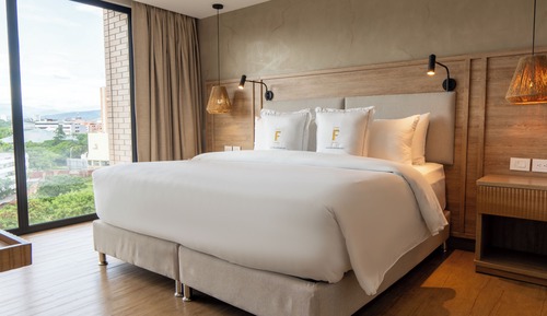 Suite Deluxe, 2 chambres, balcon, vue ville