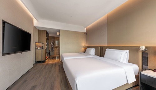 Chambre Luxe avec lits jumeaux, vue ville