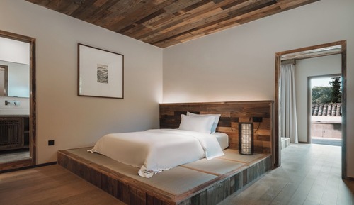 Chambre Deluxe avec lits jumeaux, vue montagne
