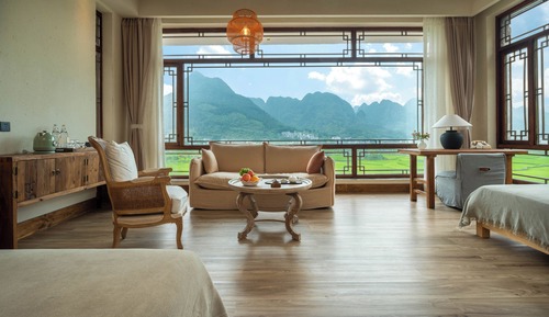 Chambre Triple Familiale, vue montagne