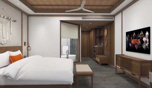 Chambre Deluxe, 1 lit double